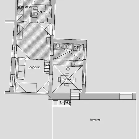 La Casa Con Il Grande Terrazzo 아파트